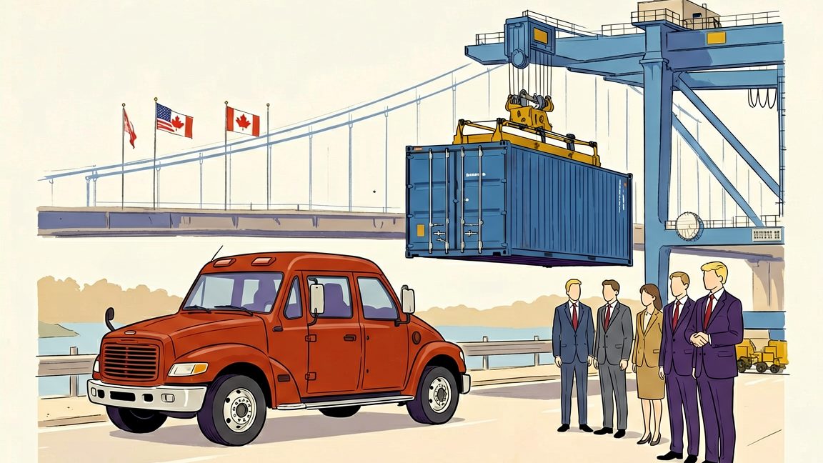 Three‑day pause to 50% tariff on $20 bn of Canadian imports announced hours before take‑off