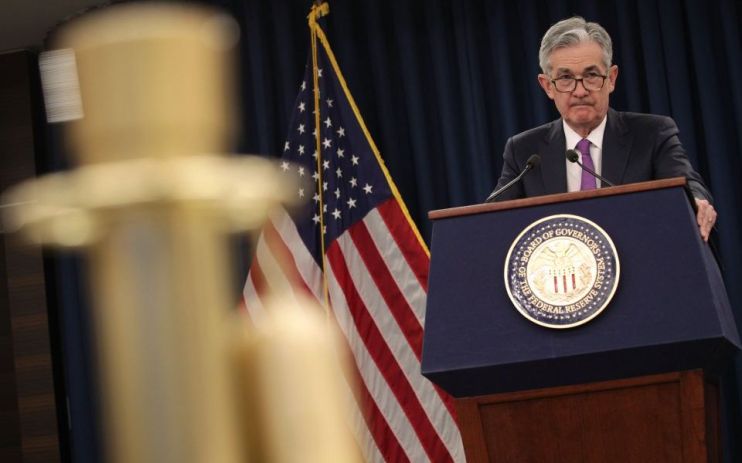 US Federal Reserve (Fed) chairman Jerome Powell