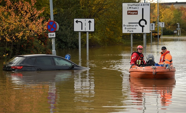 UK flooding in Yorkshire