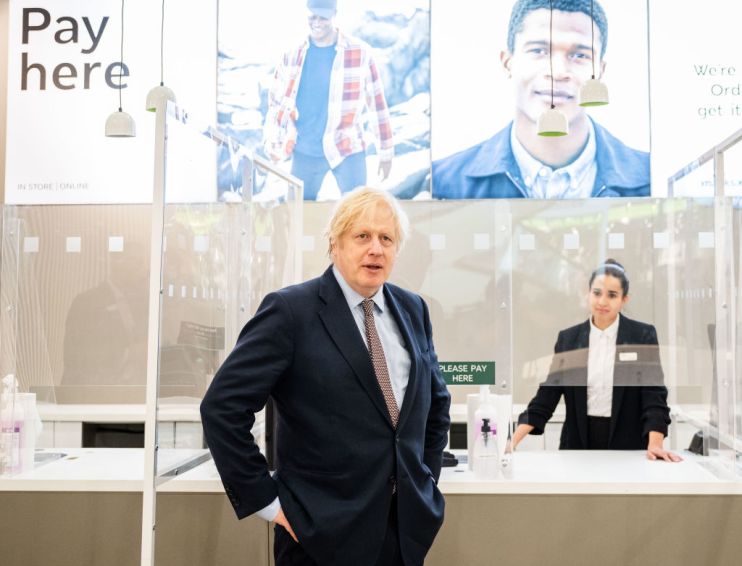 Boris Johnson ftse 100 coronavirus markets