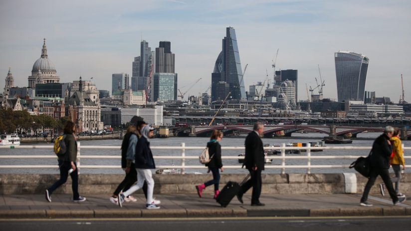 TOPSHOT-BRITAIN-ECONOMY-GROWTH-INDICATOR-BREXIT-POLITICS