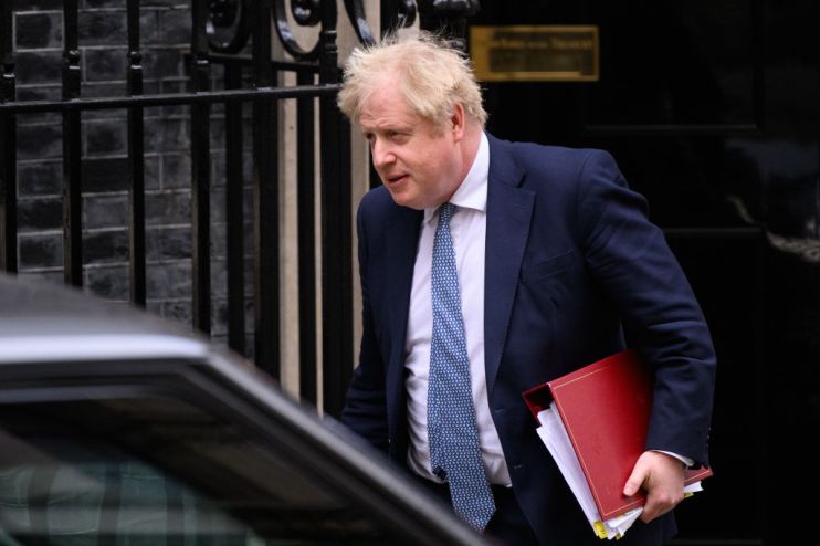 Boris Johnson Attends PMQs