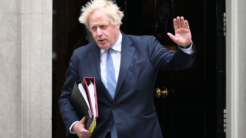 Boris Johnson Attends PMQs As Sue Gray Report Into Downing Street Lockdown Parties Is Published