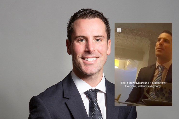 Scott Benton appeared to suggest MPs allow companies to put a falsely low value on tickets they have accepted for live sports and cultural events, in order to avoid the requirement to disclose hospitality worth &pound;300 or more.
