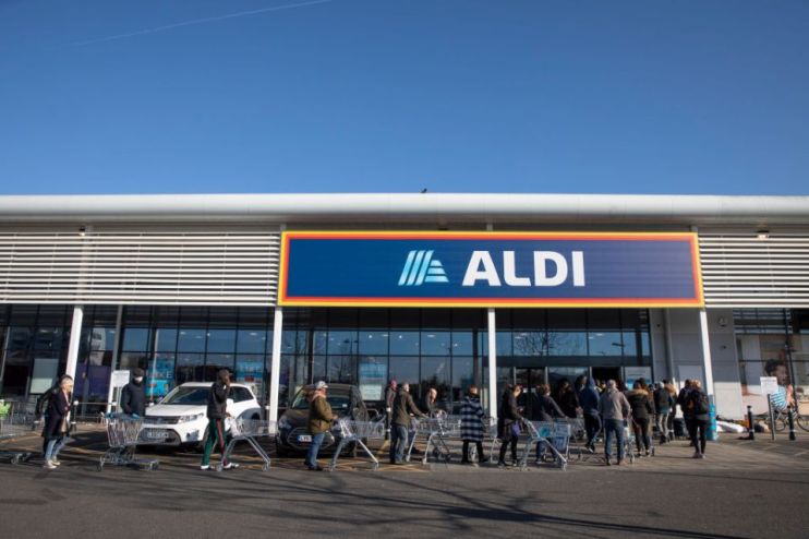Aldi and Marks and Spencer are back in court today for round two of their fight over a light up gin bottle with gold flakes.