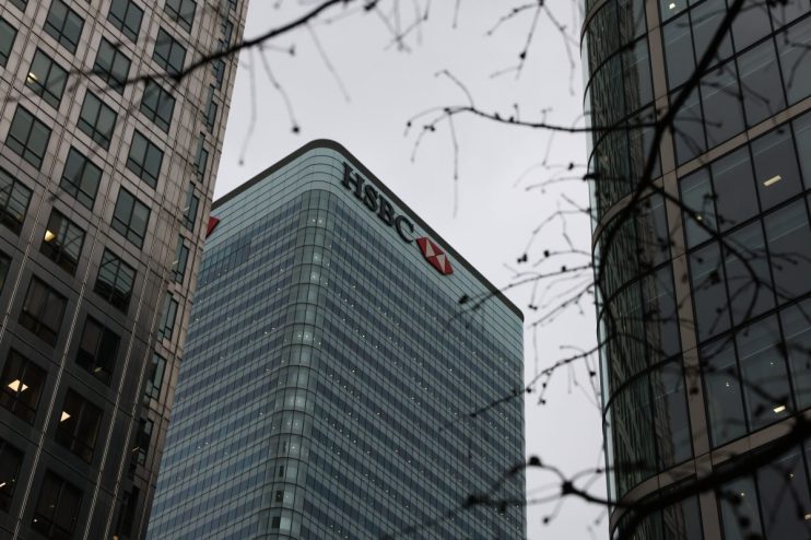 HSBC's stock has taken a hit due to the huge tariffs slapped on Asian countries.
