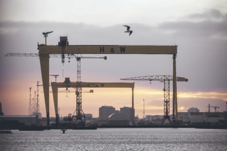 Harland & Wolff's two iconic cranes, Samson and Goliath, have long dominated Belfast's skyline.
