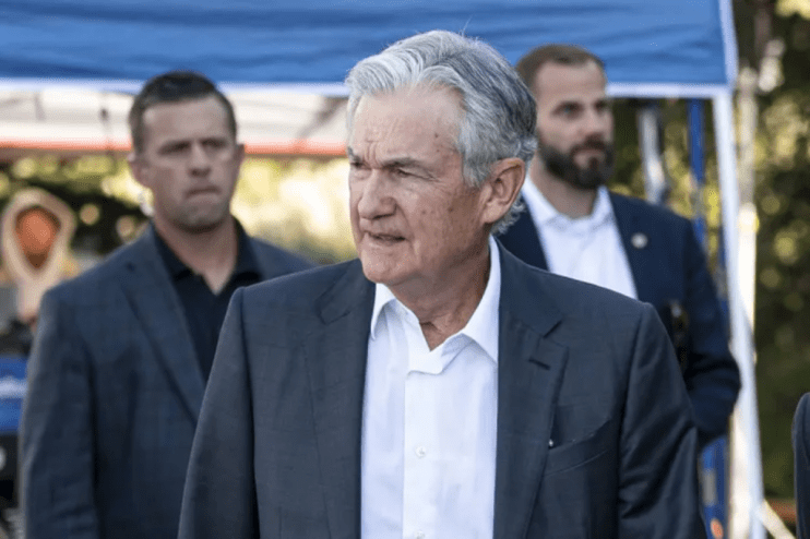 Jerome Powell, chairman of the US Federal Reserve, at last year&rsquo;s Jackson Hole symposium. Photographer: David Paul Morris/Bloomberg via Getty Images