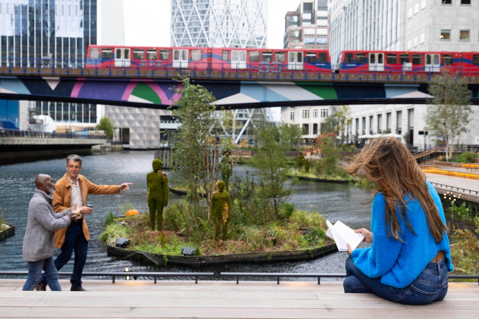  Eden Dock, a first of its kind urban space, is unveiled in Canary Wharf, London, as part of a partnership with the Eden Project, the charity&rsquo;s first city venture. Photo credit: David Parry/ PA Media Assignment