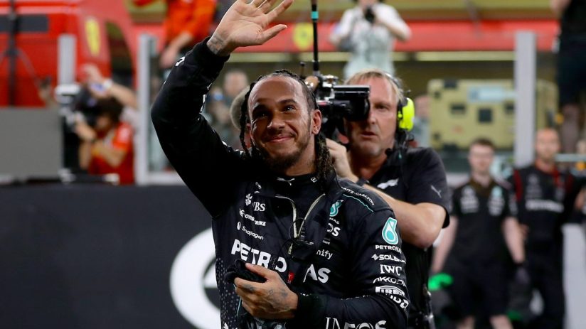 Lewis Hamilton went from 16th to finish fourth in his final race for Mercedes at the Abu Dhabi Grand Prix