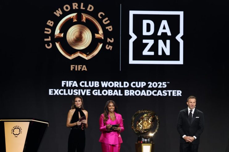 Dazn has the global rights to the Club World Cup