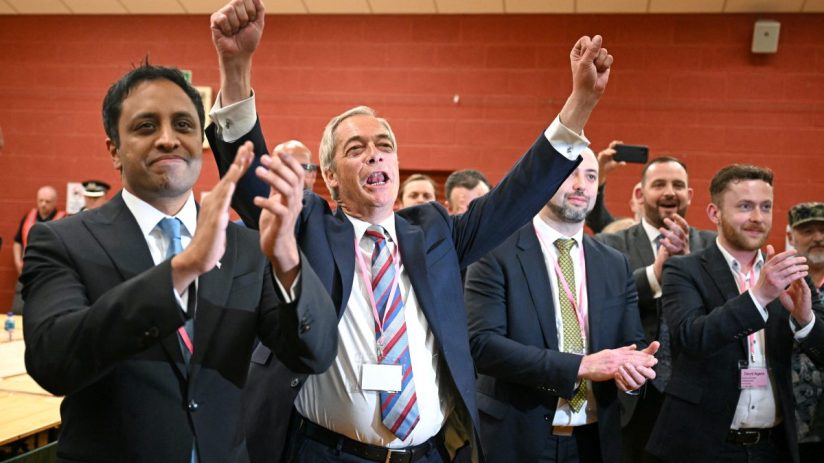 Sarah Pochin becomes Reform's sixth MP. (Photo by OLI SCARFF/AFP via Getty Images)
