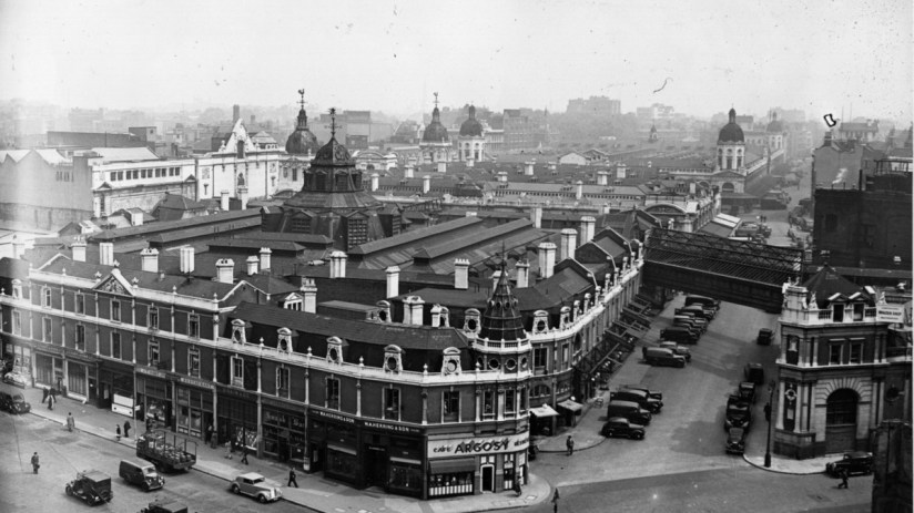 Aerial view of Smithfield market. Credit: LCA