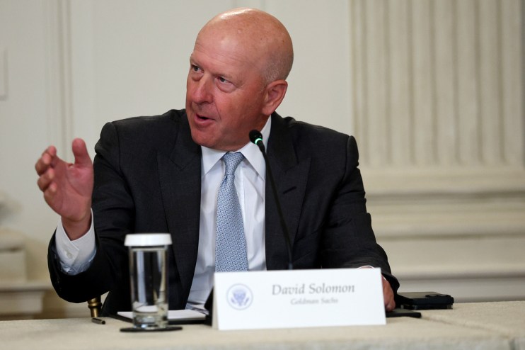David Solomon, Goldman Sachs chief executive and chairman (Photo by: Win McNamee/Getty Images)