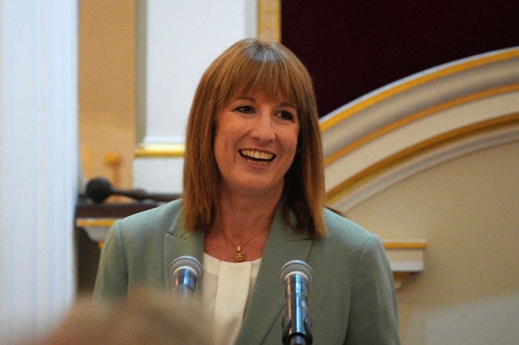 Chancellor of the Exchequer, Rachel Reeves gives a speech at the Mansion House Financial Services dinner at the Mansion House on July 15, 2025 in London, England. (Photo by Carl Court/Getty Images)