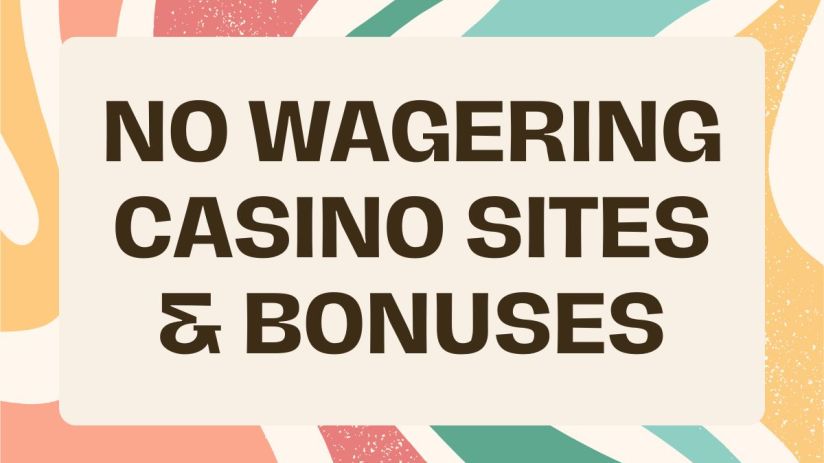 No wagering casino sites bonuses showcase with vibrant slot machines and gambling chips in a modern online casino setting