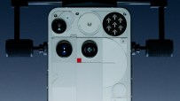 Nothing Phone 1 showcasing its transparent back design and unique LED light interface, representing innovation in smartpho...