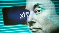 Grok product interface showcasing advanced AI features for efficient data analysis on a sleek digital dashboard