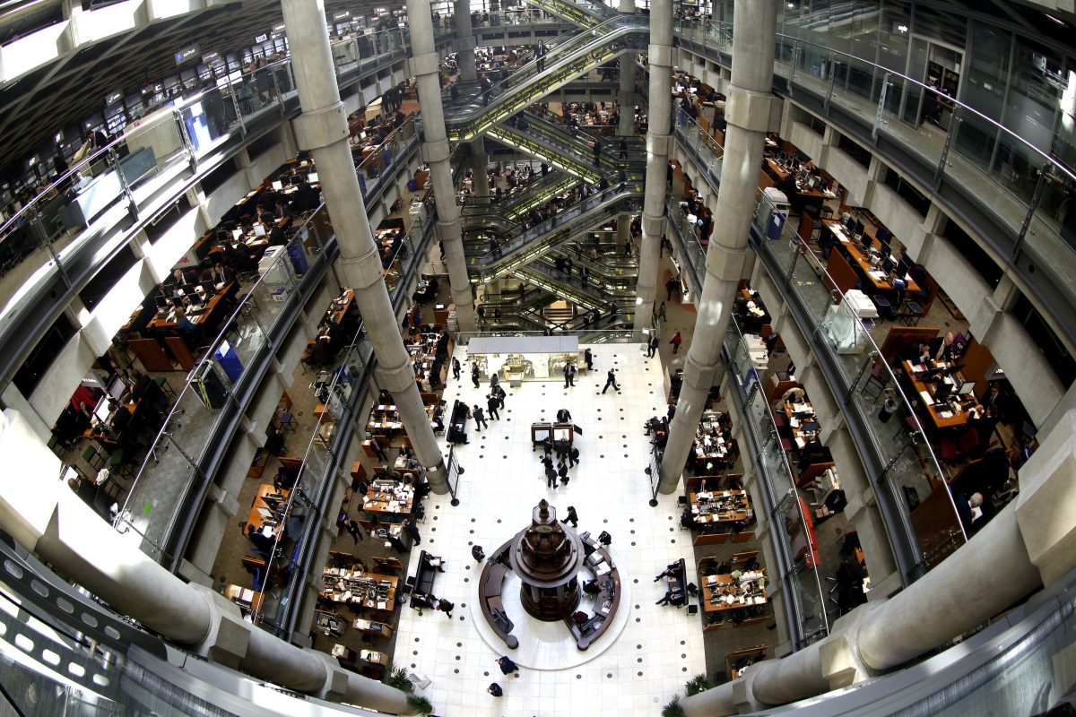 Lloyd's of London profit slides as bond market jitters bite