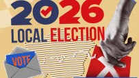 Voters in London cast ballots during a local election, showcasing civic engagement and democratic participation in the city.