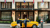 Dante Claridges new restaurant interior showcasing modern decor and vibrant ambiance in a bustling city setting