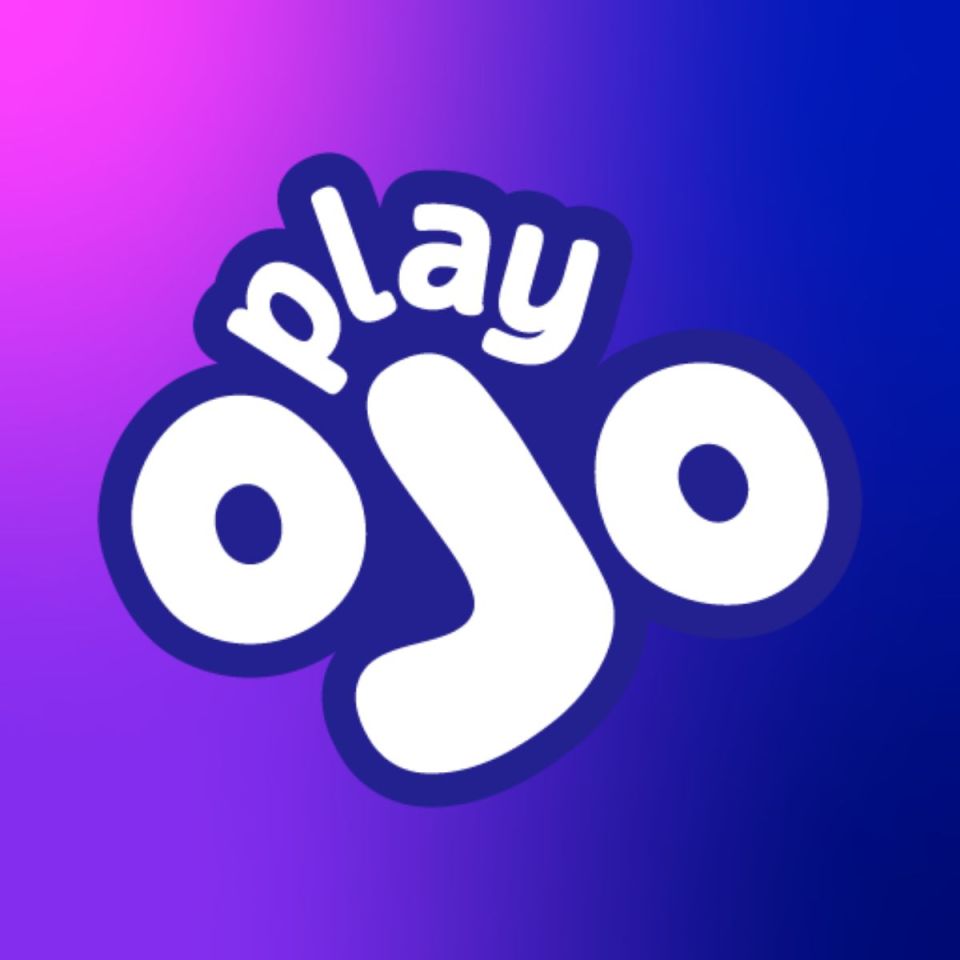 PlayOJO logo with vibrant colors, highlighting the brands identity in the online gaming and casino industry.
