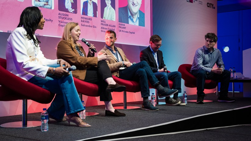 Panelists Alison Stuckless, Howard Davies, Will Fraser-Allan, and Karim Palant at SCALE EXPO SUMMIT Day 2