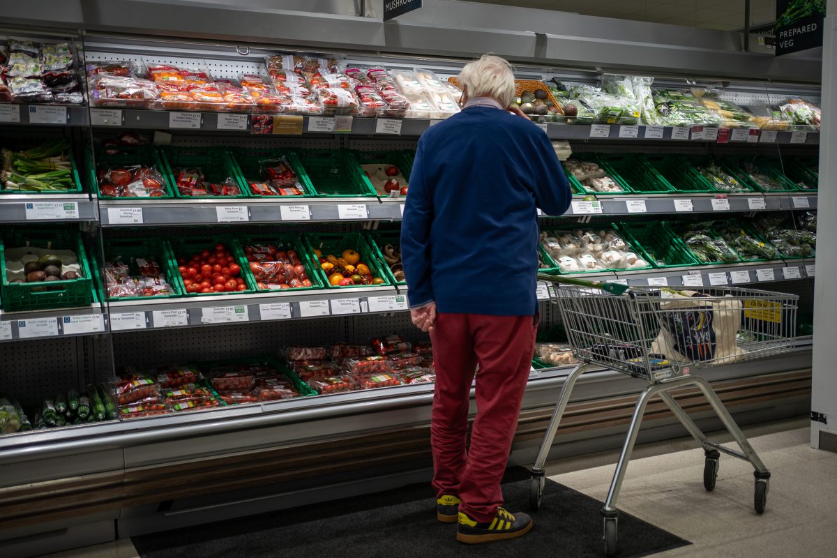 Supermarkets 'actively shielding' shoppers as food inflation falls again
